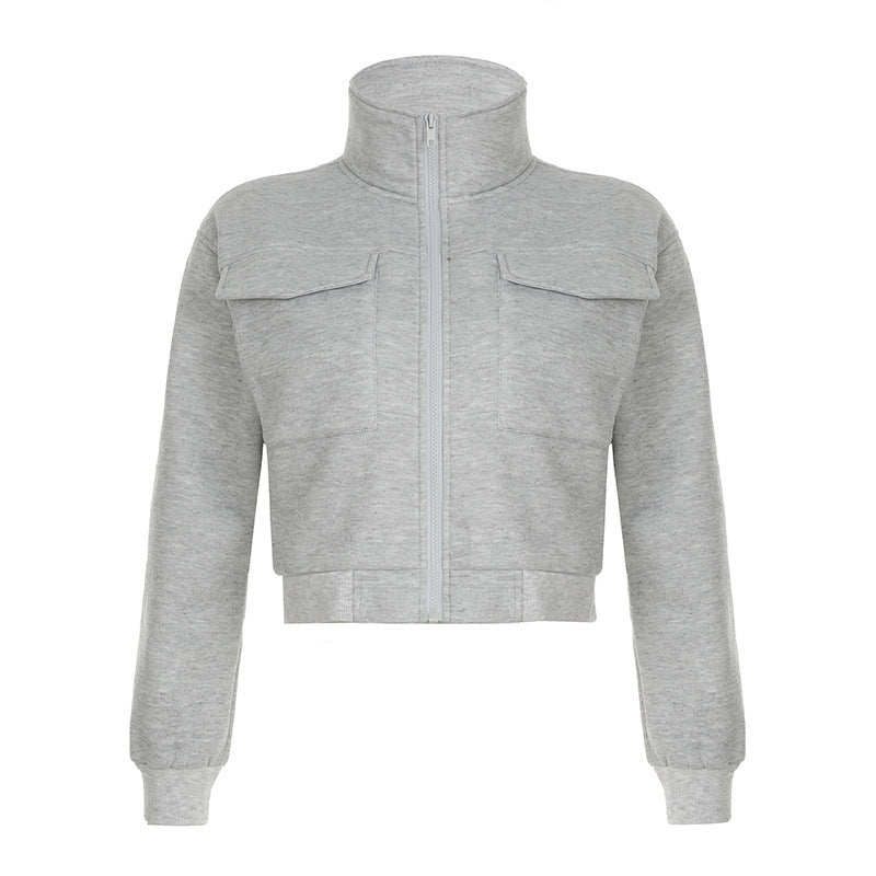 Women's Loose Short Hot Turtleneck Coat