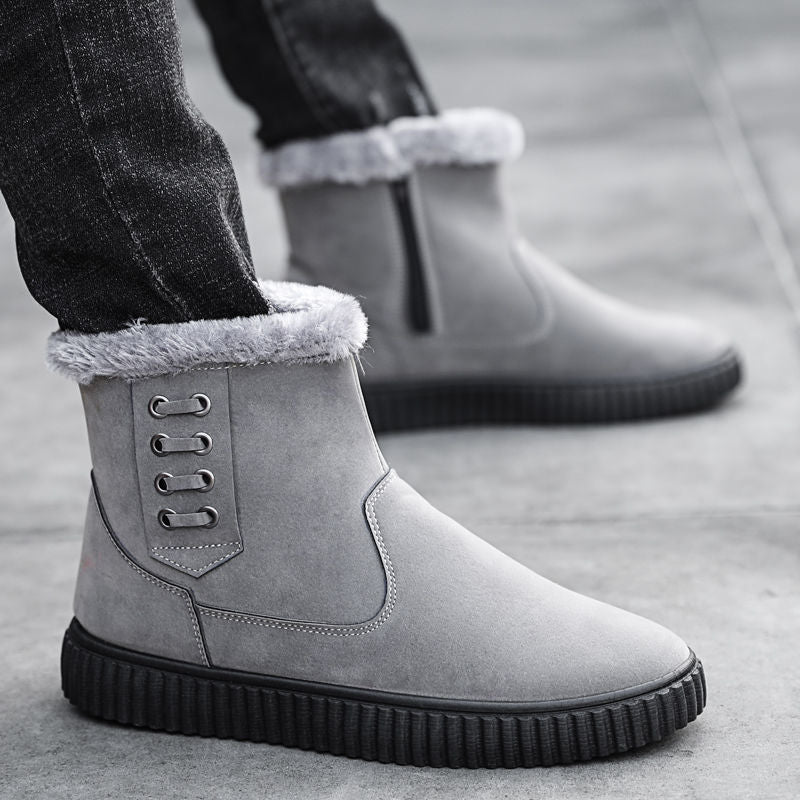 Men's Thick Cotton Waterproof Snow Boots