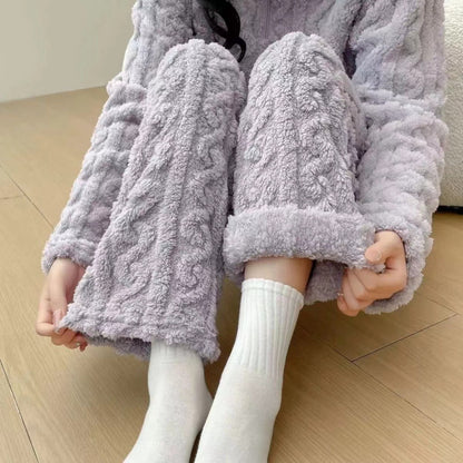 Autumn And Winter Couple Pajamas  Sleepwear