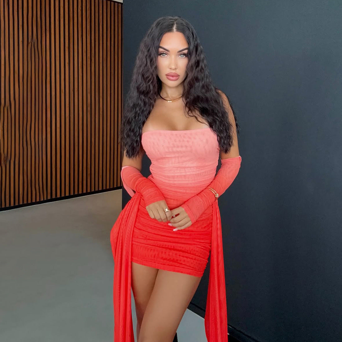 Women's Clothing Halter Dress Outfit