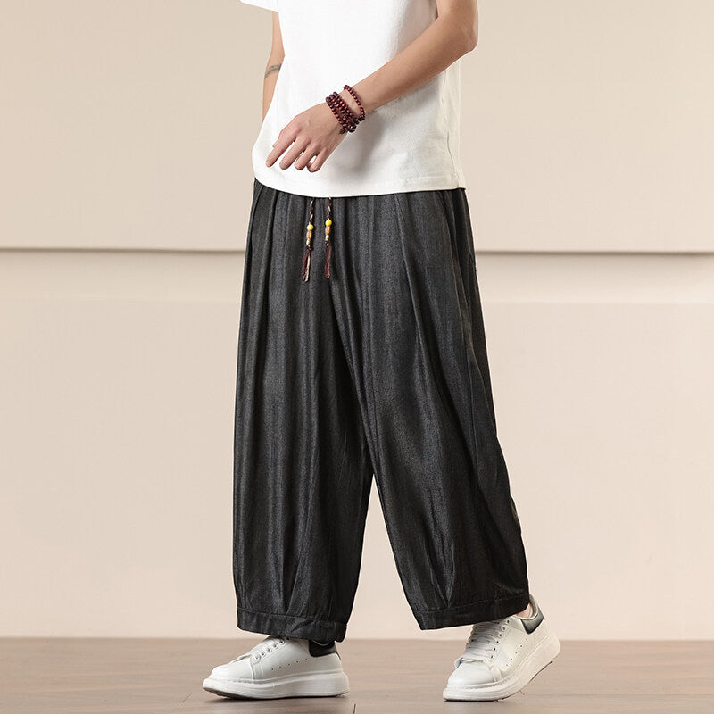 Men's Retro Loose Plus Size Harem Pants