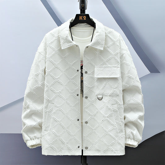 Men's High Fashion Polyester Loose Jacket