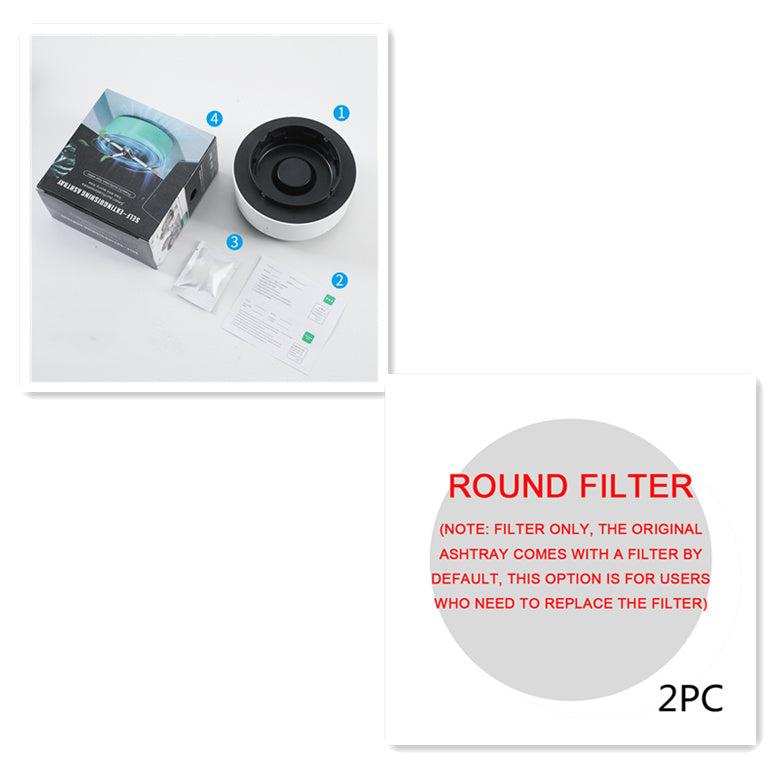 Smoke Removal  Automatic Air Purifier Ashtray Portable Gadget