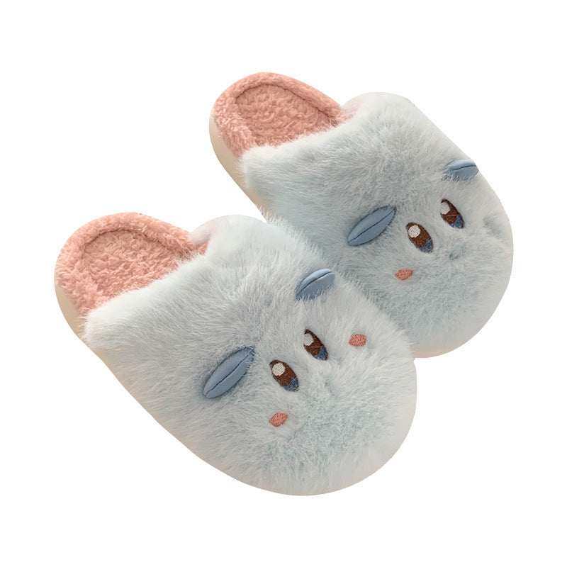 Female Cartoon Cotton Winter Slippers