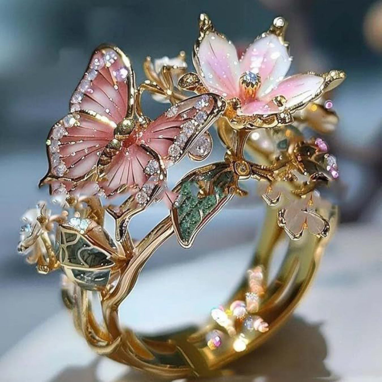 Butterfly Ring Boutique Decorative Fashion