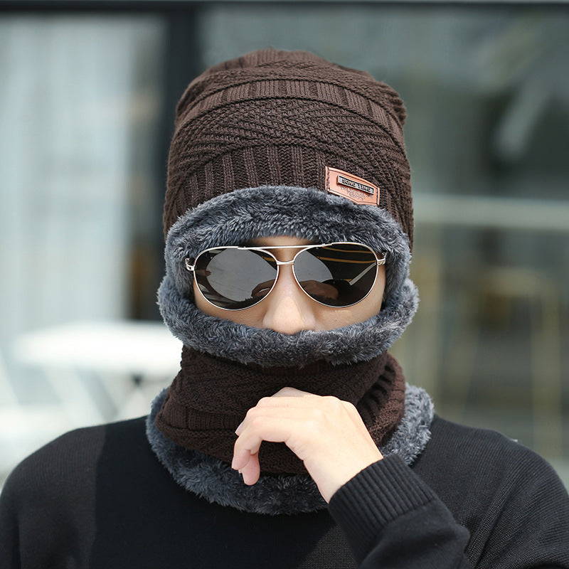 Men and Women Winter Beanie Hat Scarf Set