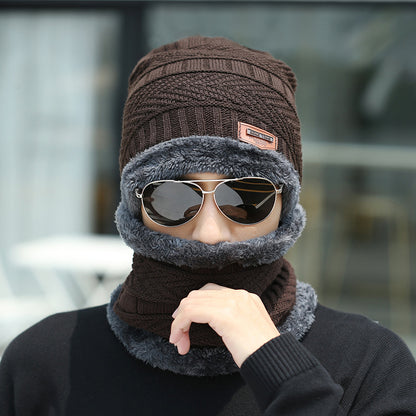 Men and Women Winter Beanie Hat Scarf Set