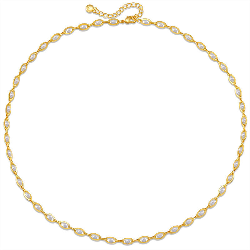 Women's Color-preserving Retro High-grade Elegant Graceful French Necklace