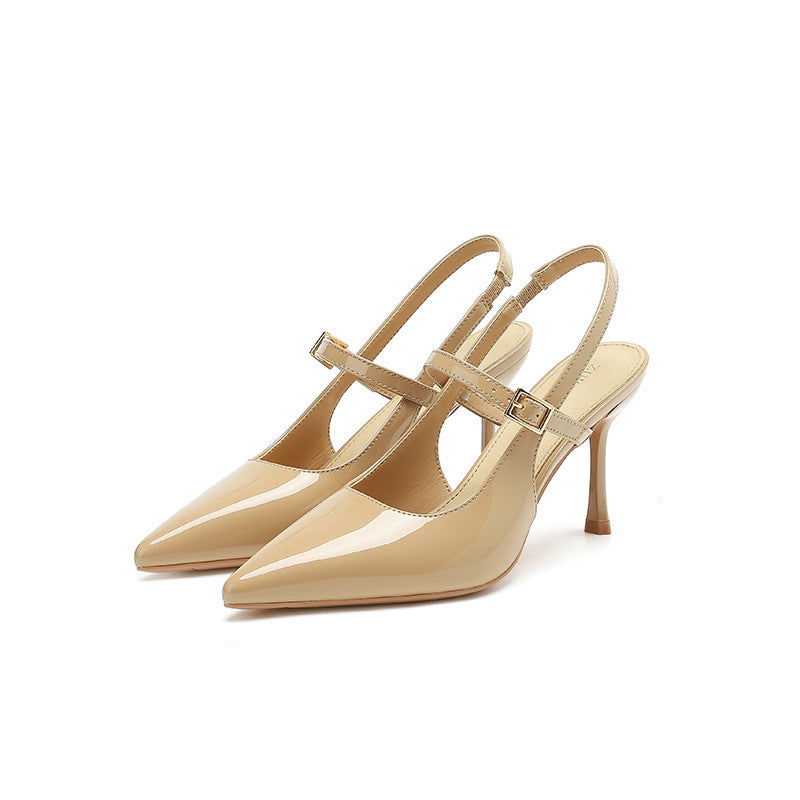 French Pointed Toe High Heels