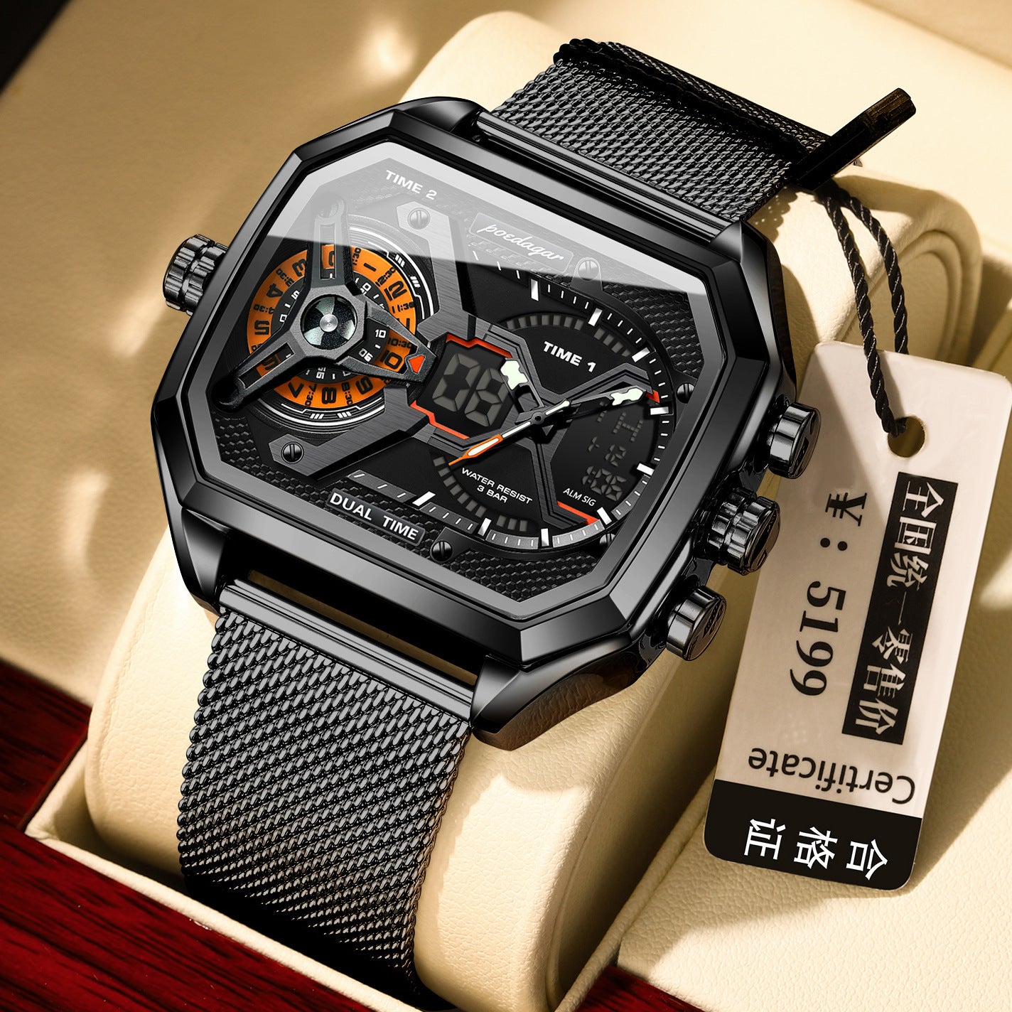 Waterproof Luminous Men's Watch