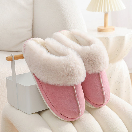 Couple's Winter Warm Indoor Fur Slippers