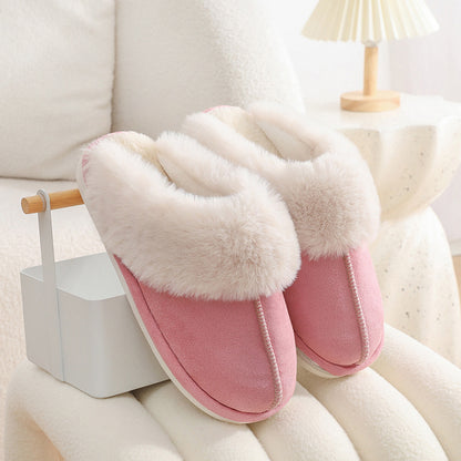 Couple's Winter Warm Indoor Fur Slippers