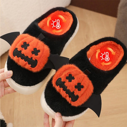 Halloween Pumpkin Slippers