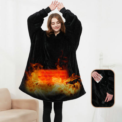 USB Heated Wearable Oversized Blanket