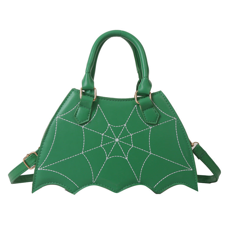 Halloween Spider Web Saddle Bag