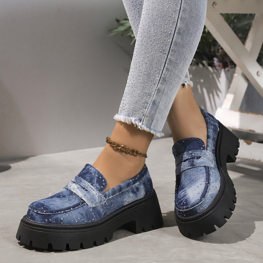 Women's Low-top Slip-on Lofter Loafers