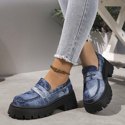 Women's Low-top Slip-on Lofter Loafers
