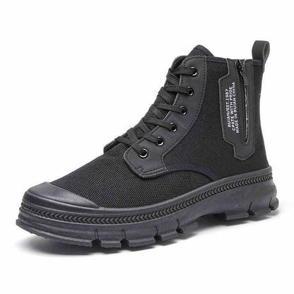 Men's Side Zipper High-top Thicker Boots