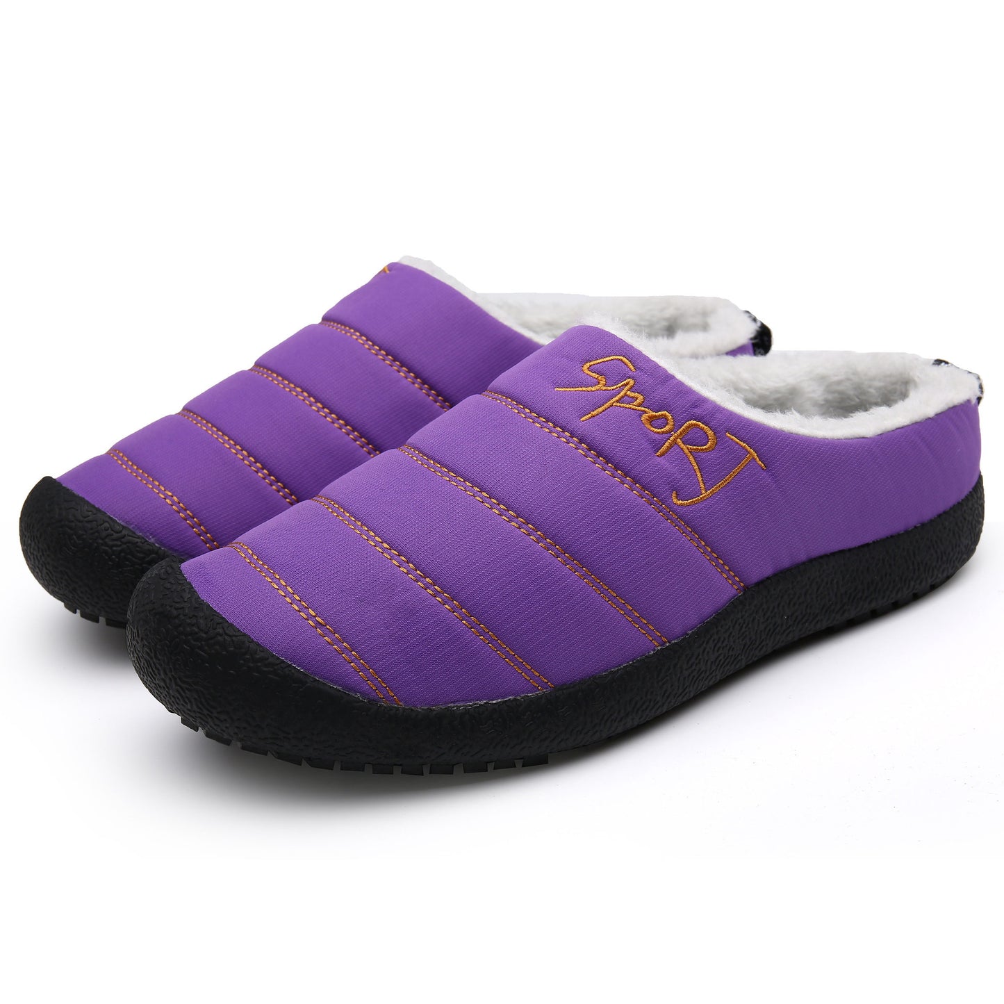 Mem's Waterproof Winter  Cotton Slippers