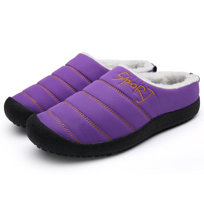 Mem's Waterproof Winter  Cotton Slippers