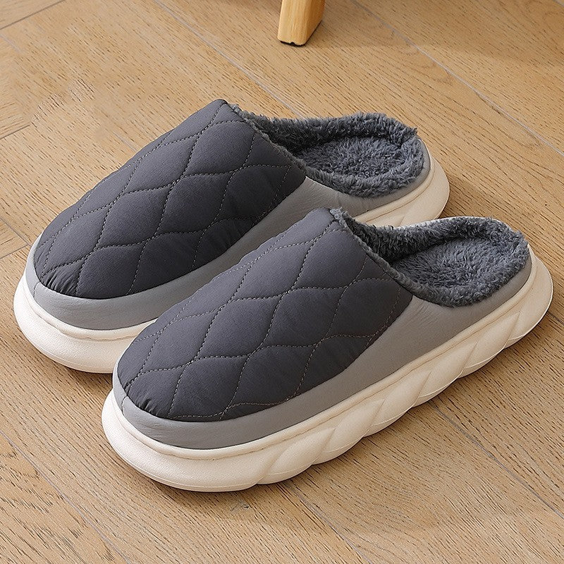 Men's Cotton Slippers For Indoor Warmth