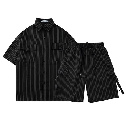 Men's Vibe Style Vertical Stripes Shirt