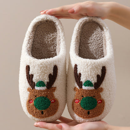 Christmas Winter Home Soft Cozy Bedroom Slipper