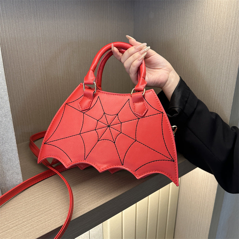 Halloween Spider Web Saddle Bag