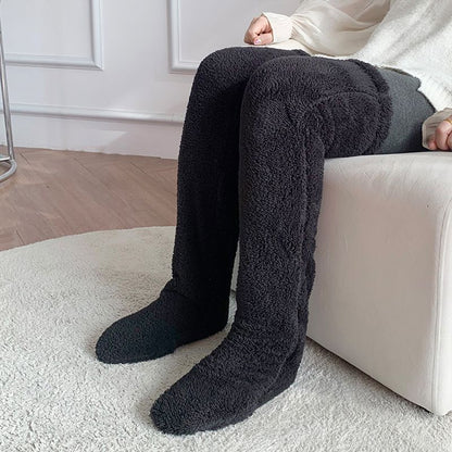 Over Knee High Fuzzy Winter Long Socks