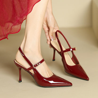 French Pointed Toe High Heels