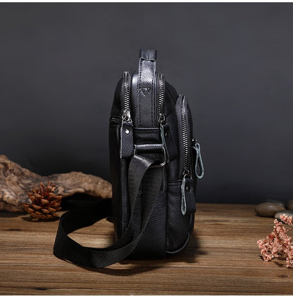 One Shoulder Business Multifunction Soft Leather bag