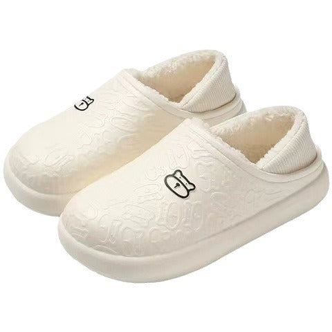 Women's Cotton Autumn And Winter Indoor Slippers