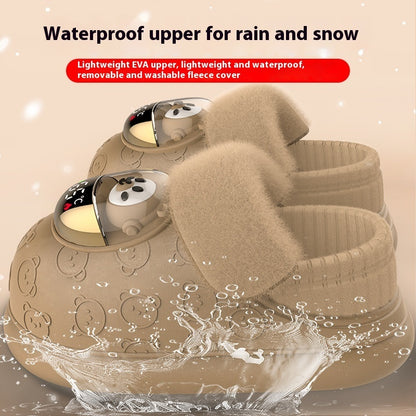 Couple's Electrothermal Rechargeable Winter Heating Shoes