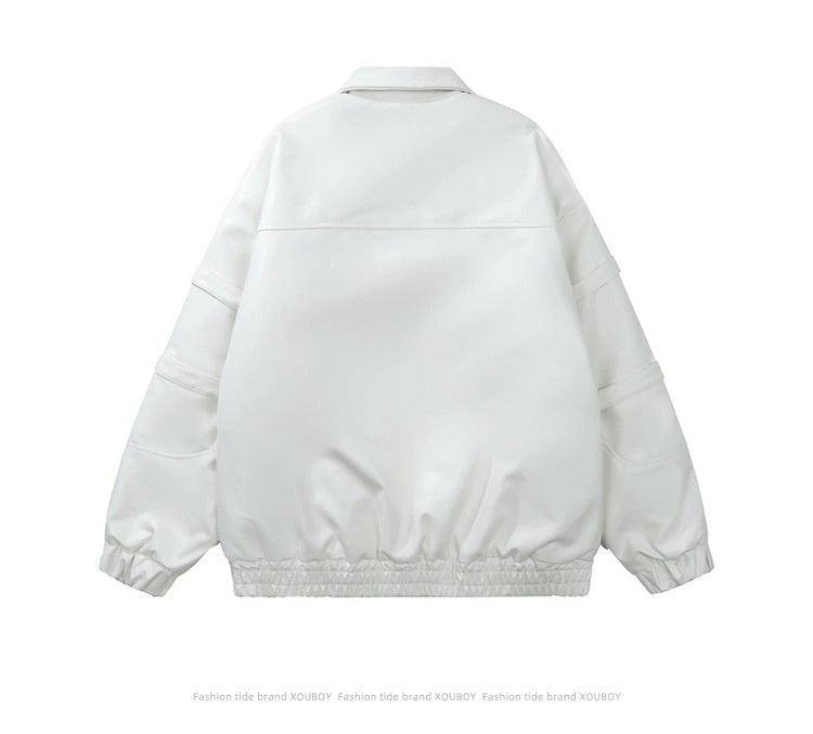 High Street Hot PU Leather Jacket Coat