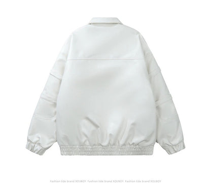 High Street Hot PU Leather Jacket Coat