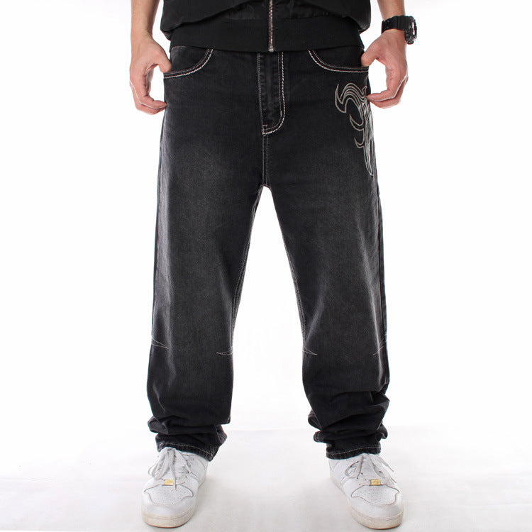 Men's Embroidery Hip Hop Jeans
