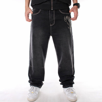 Men's Embroidery Hip Hop Jeans