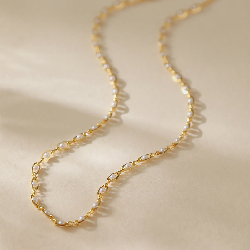 Women's Color-preserving Retro High-grade Elegant Graceful French Necklace