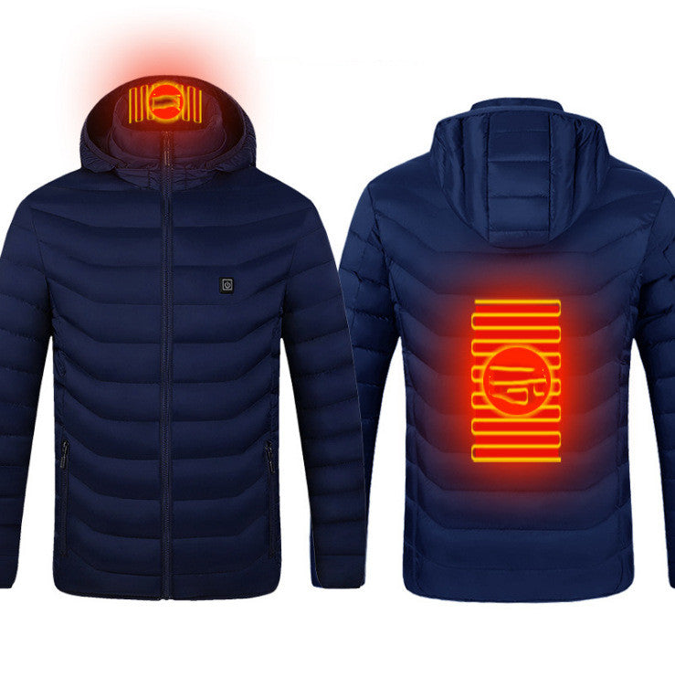 Winter USB Electric Cotton Heating Jacket