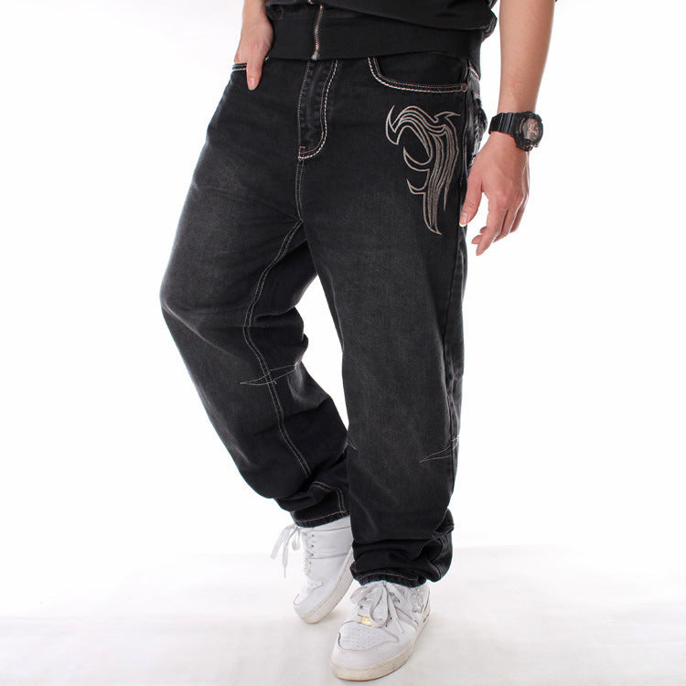 Men's Embroidery Hip Hop Jeans