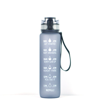 100ml Transparent Flask Free Infuser Sports Clear Water Bottle