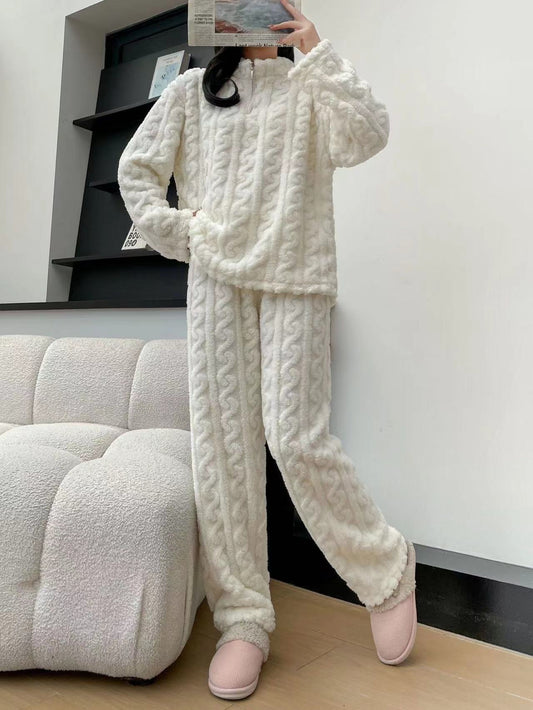 Autumn And Winter Couple Pajamas  Sleepwear