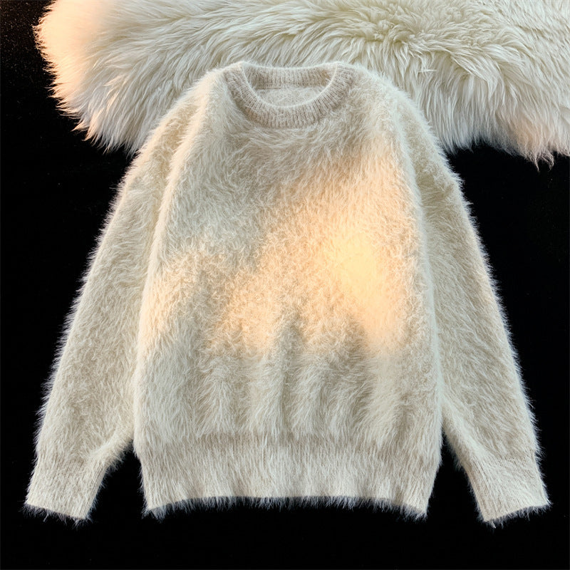 Men's Retro Round Neck Sweater