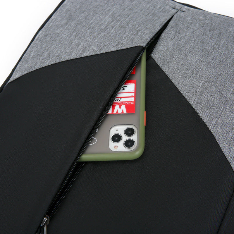 Men's Leisure Three-piece Multifunctional USB Backpack