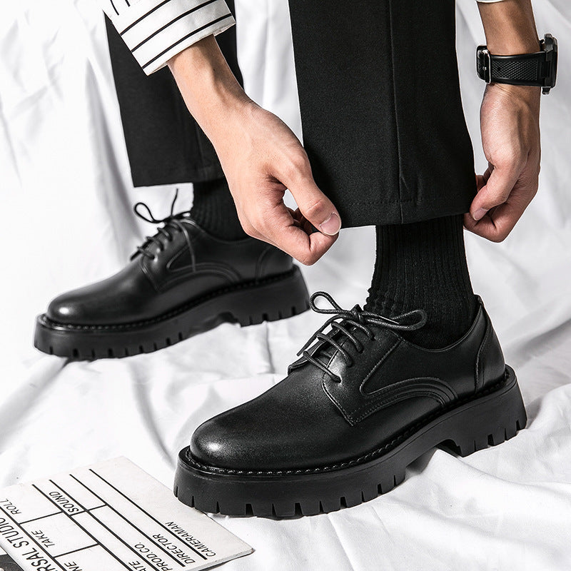 British Casual Lace Up Low Top Work Shoes