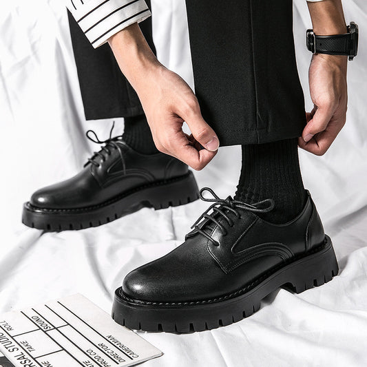 British Casual Lace Up Low Top Work Shoes