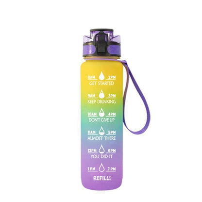 100ml Transparent Flask Free Infuser Sports Clear Water Bottle