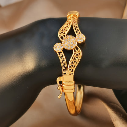 Geometric Cubic Zirconia Ladies' Bracelet