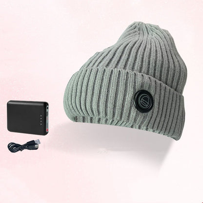 Winter Outdoors Ski Heating Fleece-lined Heating Cap