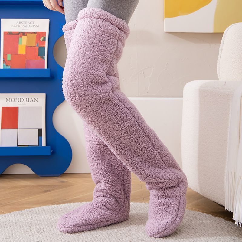 Over Knee High Fuzzy Winter Long Socks